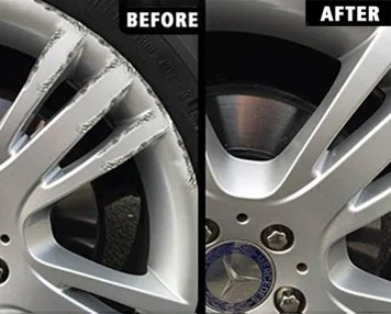 wheel repair CNC lathe before and after 2 - Inovatec Machinery Inovatec 장비ry 휠 수리 CNC 선반 전후 2