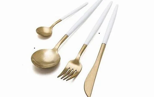 황동 식기류 표면 처리