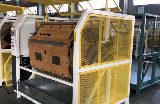 Inovatec Machinery 회전식 배럴 텀블링 기계 목재 드럼 광택기