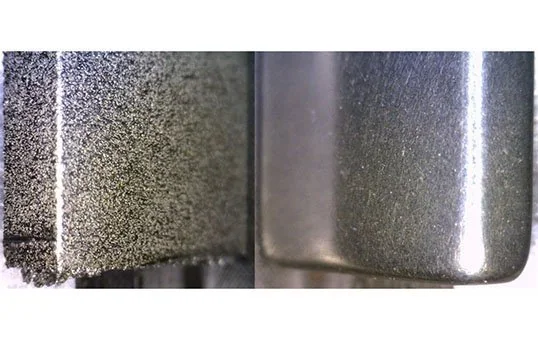 Inovatec Machinery 후처리 3D 금속에서 최상의 표면까지 3D 항공우주 테스트 쿠폰